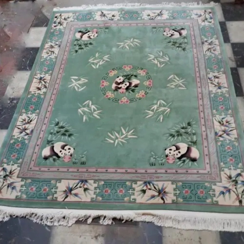 Looking For MER Woven Legends Panda Bamboo Wool Rug to Buy